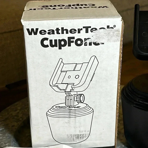 NWT WeatherTech CupFone Cell Phone Holder Black Universal Brand - Picture 5 of 11